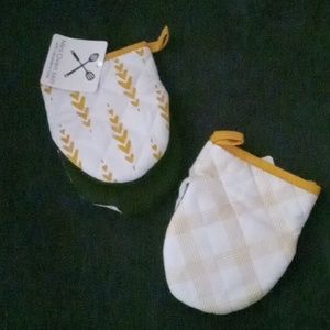 Sultans Linen Mini Oven Mitt set